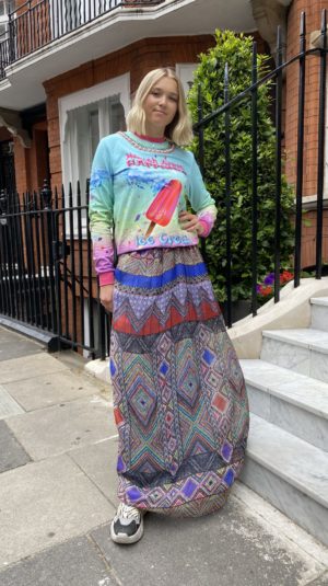 Matthew Williamson long skirt