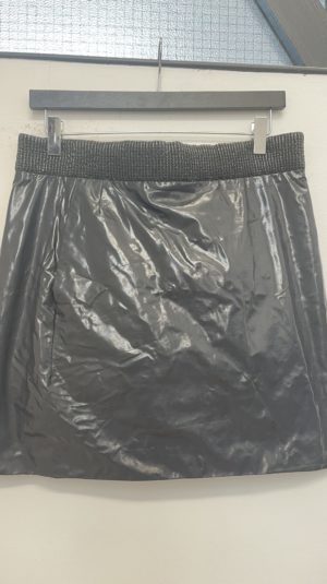 Chloe Grey Patent Skirt