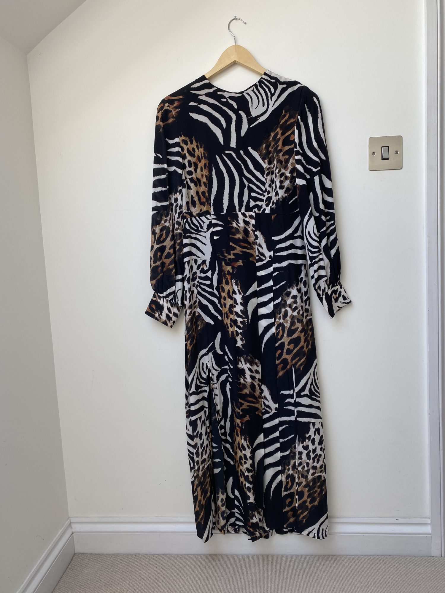 Rixo Alicia Mixed Animal Print Empire Waist Midi Dress – StyleSwap