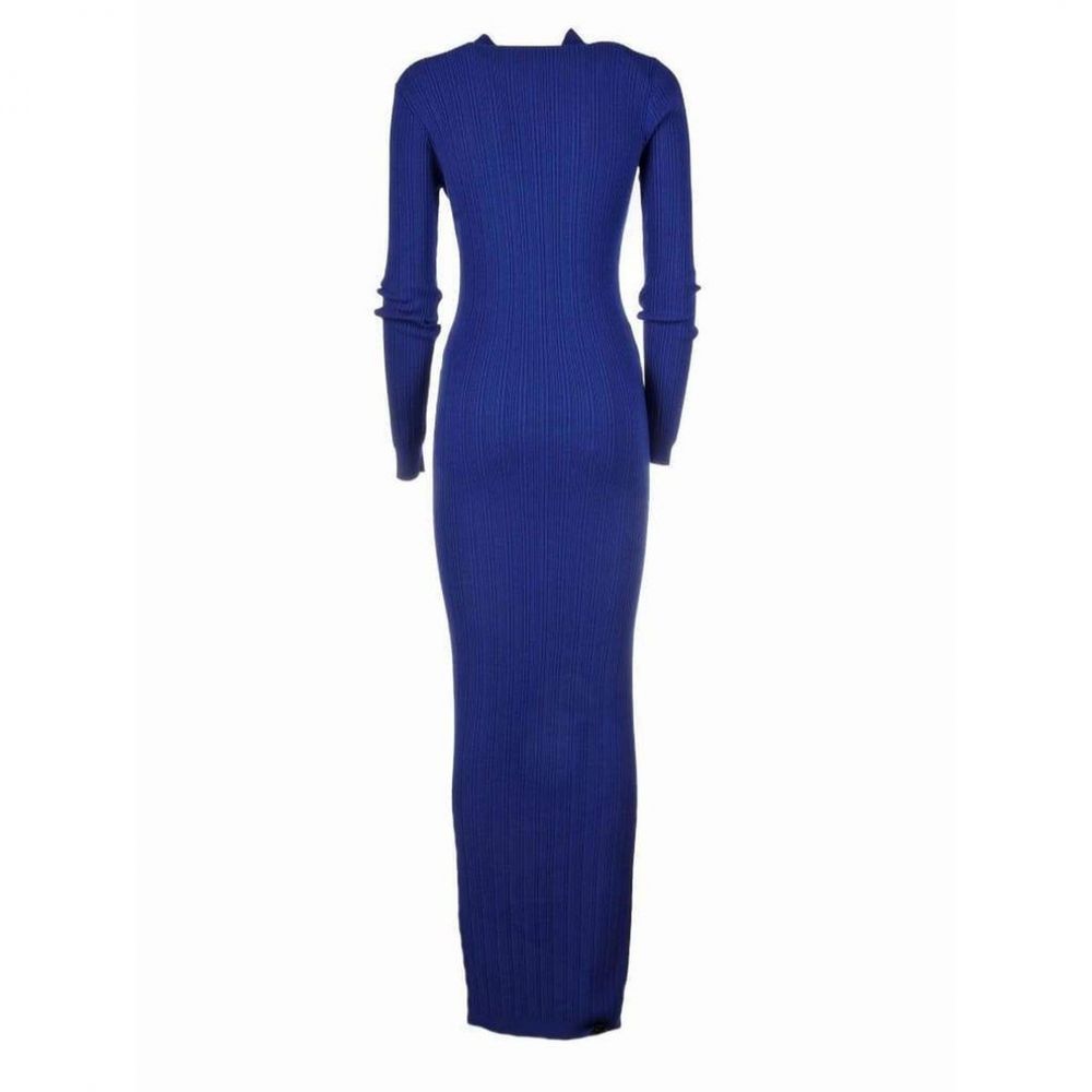 Jacquemus blue knitted maxi dress – StyleSwap