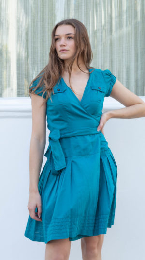Diane Von Furstenberg Mini Wrap Shirt Dress