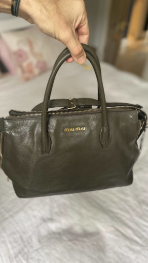 Miu Miu Green Leather handbag