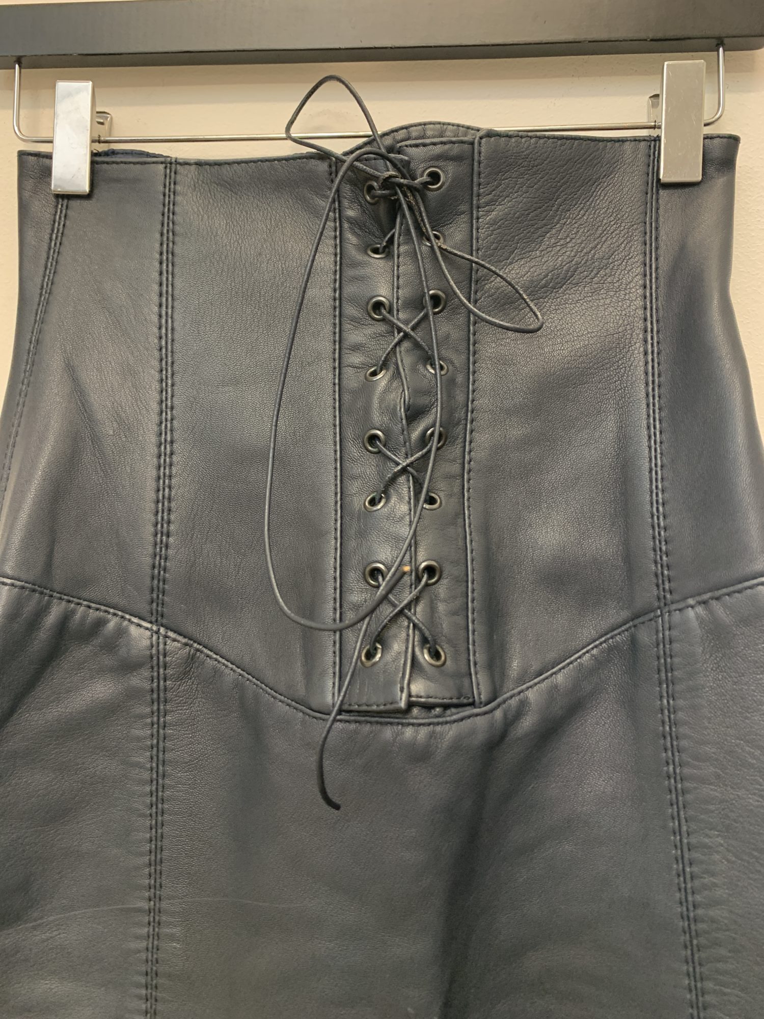 Richard Nicoll Leather Corset Skirt – StyleSwap