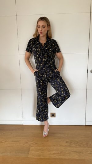 Belstaff Floral Print Jumpsuit