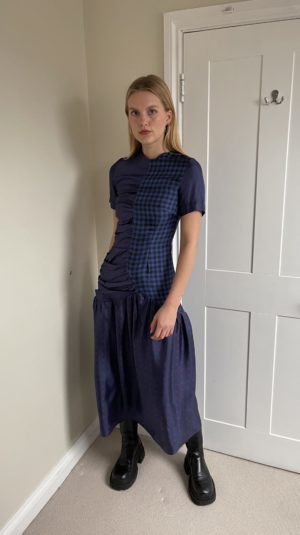 Paper London Spotted And Check Dress