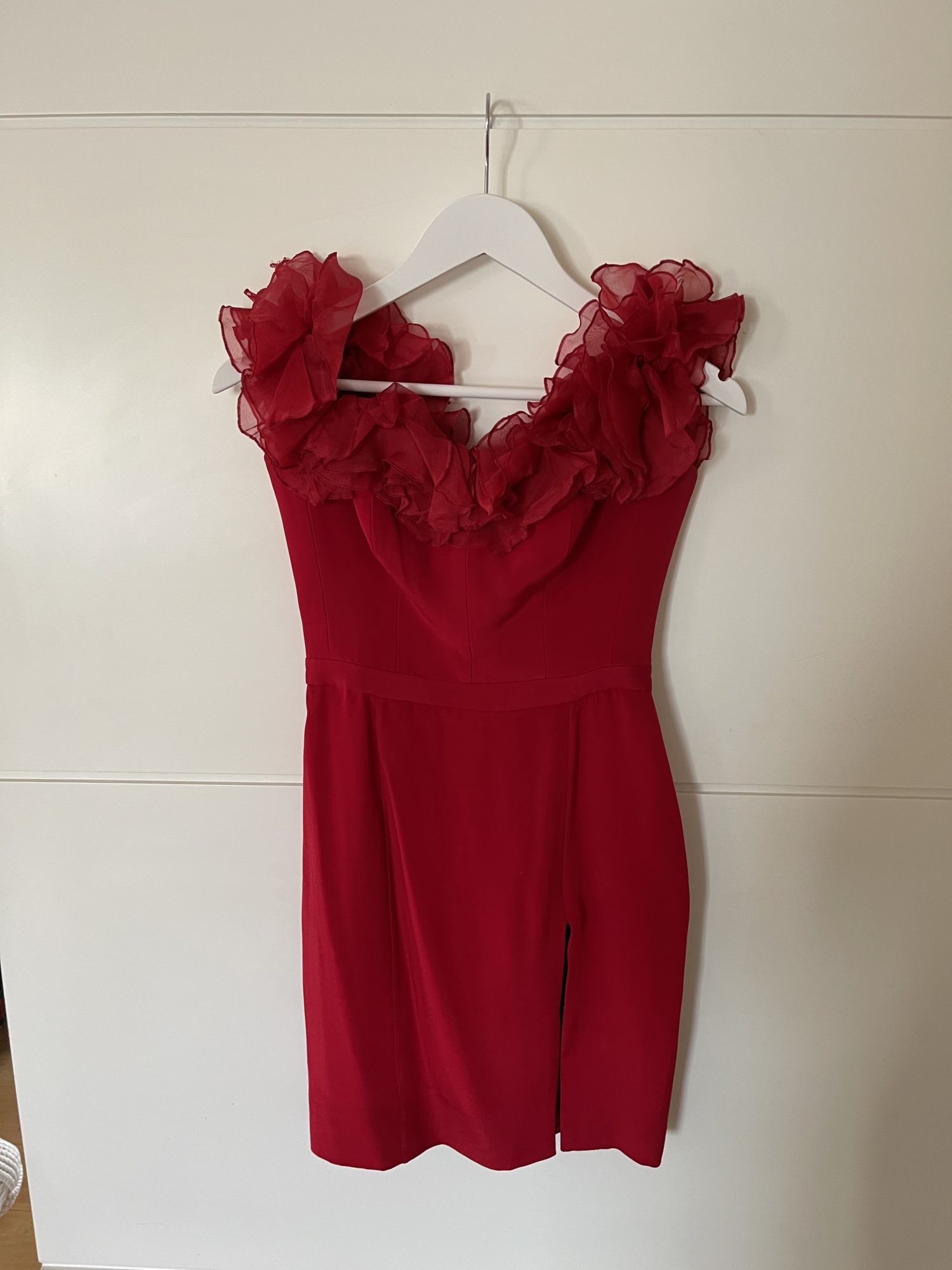 Penelope Mai Red Ruffle Dress – StyleSwap