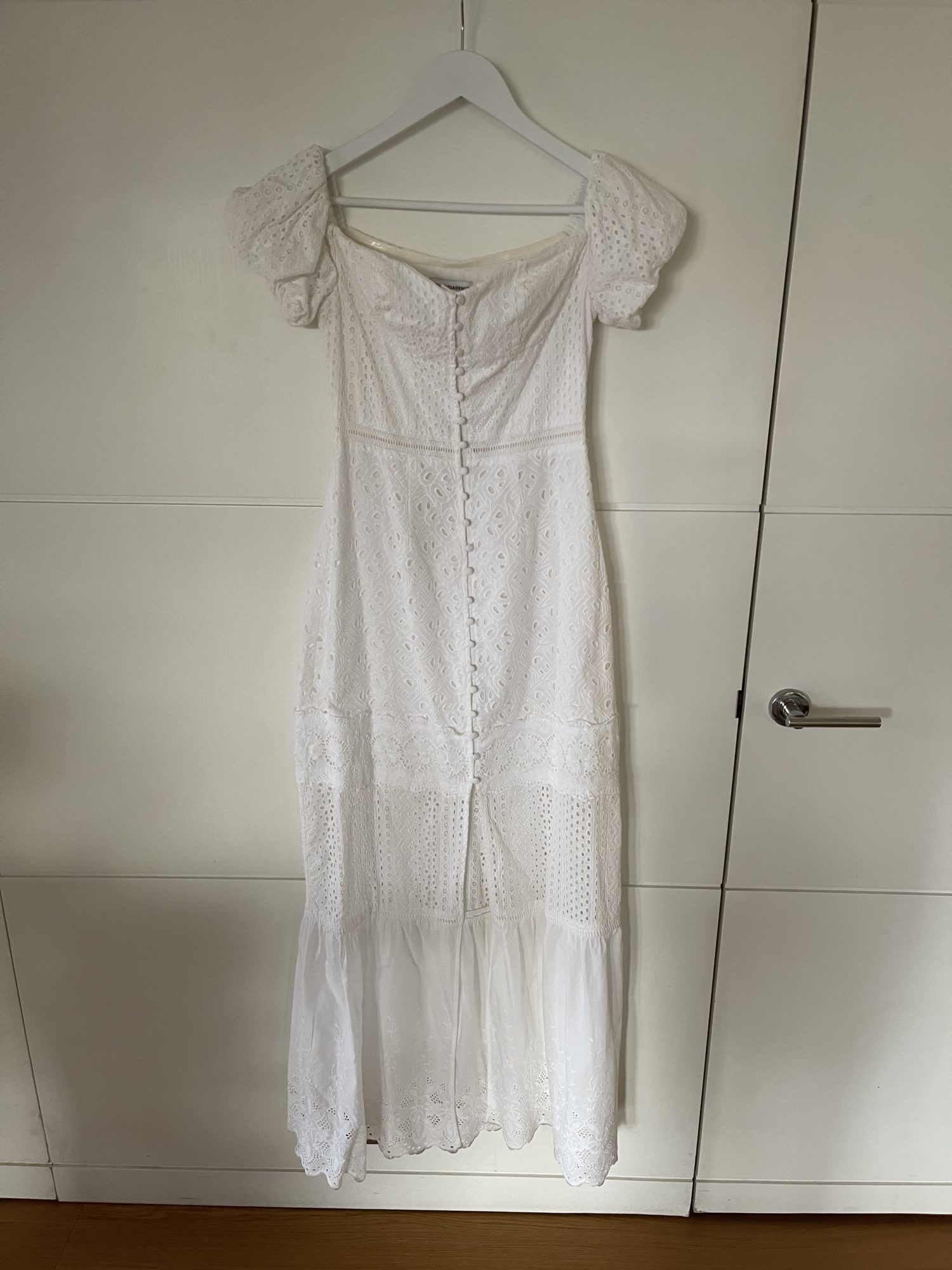 True Decadence White Broderie Anglaise Maxi Dress – StyleSwap