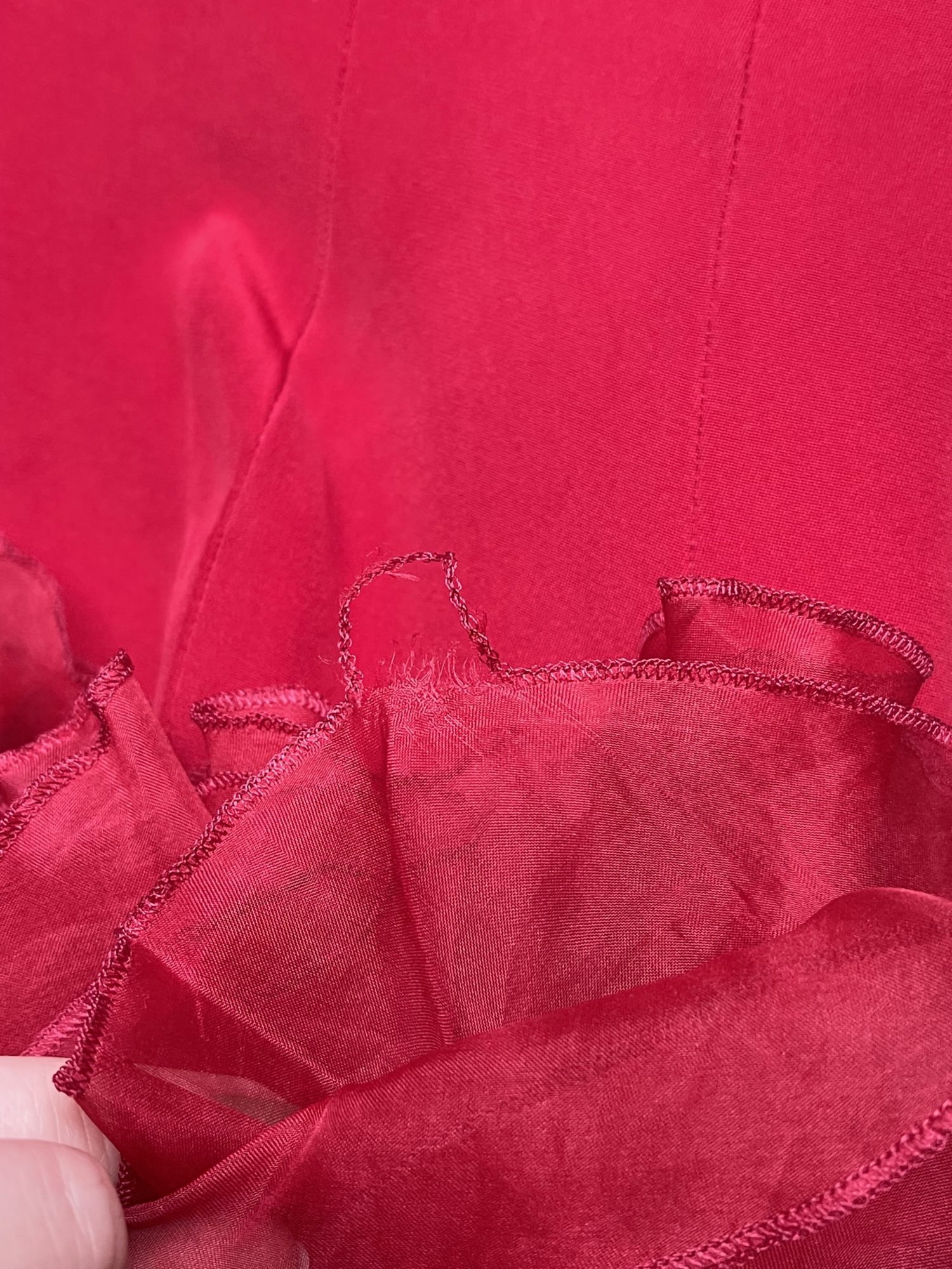Penelope Mai Red Ruffle Dress – StyleSwap