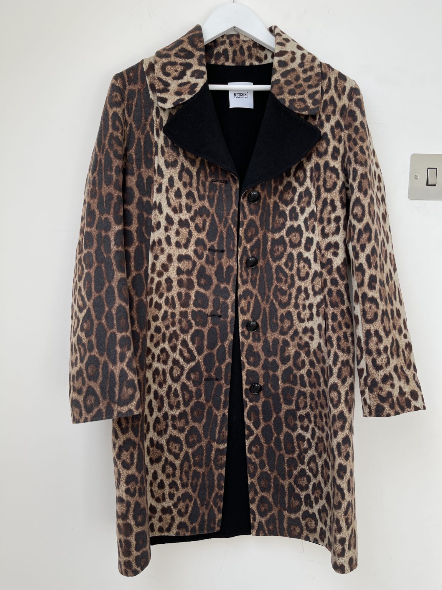 Moschino Cheap And Chic Leopard Print Coat – StyleSwap