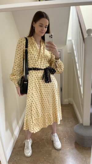 Baum Und Pferdgarten Wrap Polkadot Maxi Dress