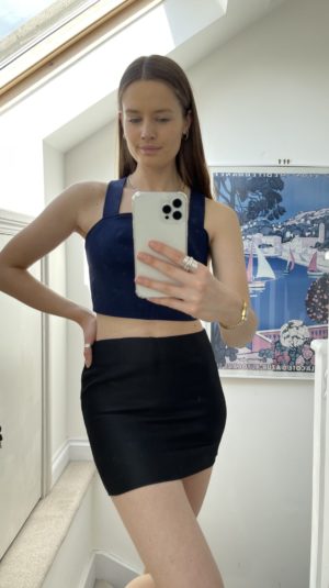 Acne Studios Black Mini Skirt