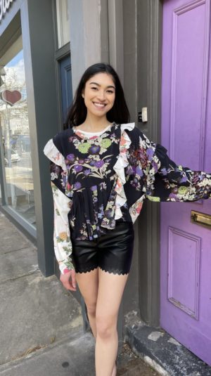 Isabel Marant Floral Silk Blouse