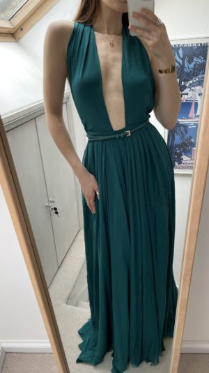 Gucci Sheer Halter Maxi Dress