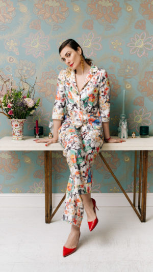 ITMFL Floral Shirt And Trousers