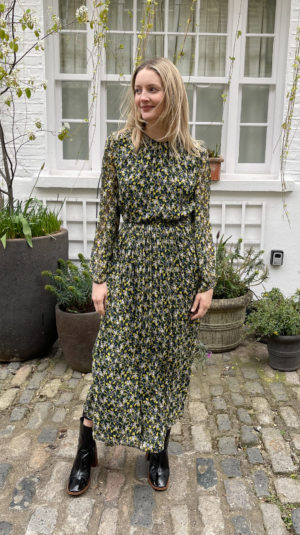 MSGM Ditsy Floral Maxi Dress