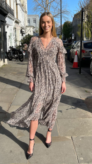 Zimmermann Ditsy Print Maxi Dress