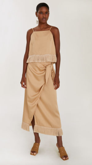 Mother of Pearl’s Tasmin cropped cami and Skirt Co Ord