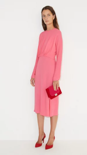 By Malene Birger Pink Midi Dress