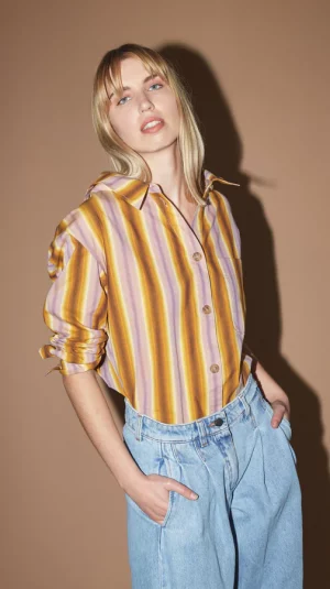 Rejina Pyo Striped Top