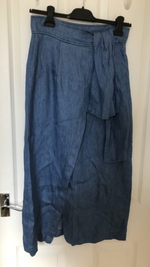 Mother Of Pearl Blue Denim Midi Skirt