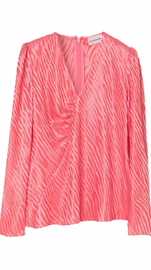 Malene Birger Pink Zebra Blouse
