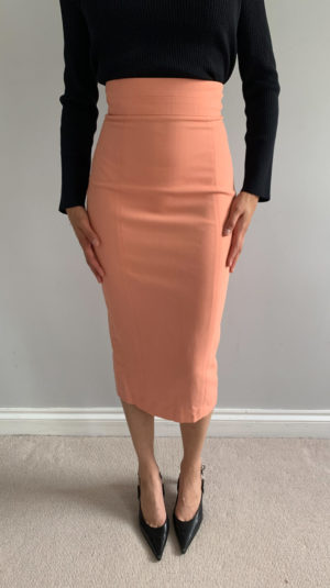 L’Wren Scott Midi Salmon Skirt