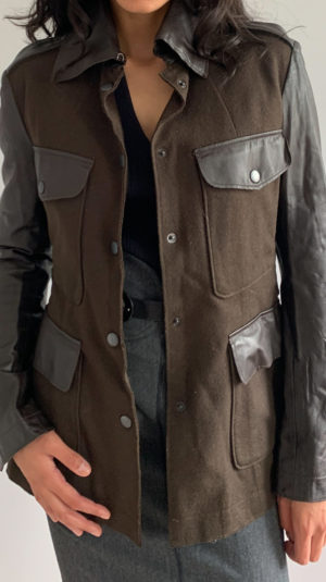 Rag And Bone Black And Brown Jacket