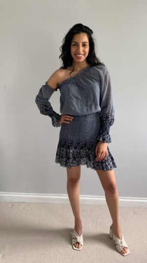 Alexis One Shoulder Floral Dress