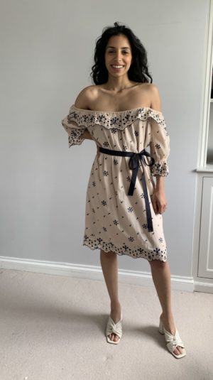 Alice By Temperley Off The Shoulder Mini Ruffle Dress
