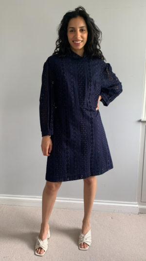 Baum Und Pferdgarten Navy Lace Dress