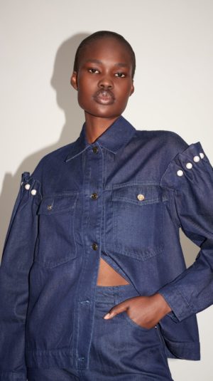 Mother Of Pearl Denim Cotton Jacket