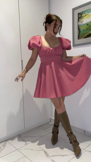 De La Vali pink dress