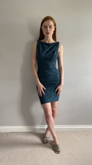 L’Wren Scott Teal Mini Dress