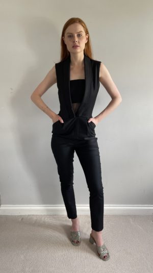 Karl Lagerfeld Black Jumpsuit