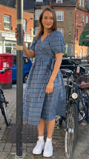 Baum Und Pferdgarten gingham check dress