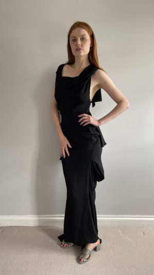 Vivienne Westwood couture Black Maxi Dress