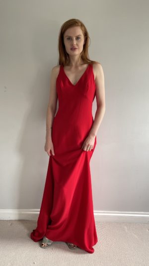 Kelsey Rose Red Maxi Dress