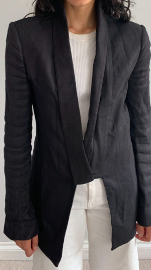Isabel Marant Grey Blazer With Bunched Sleeves