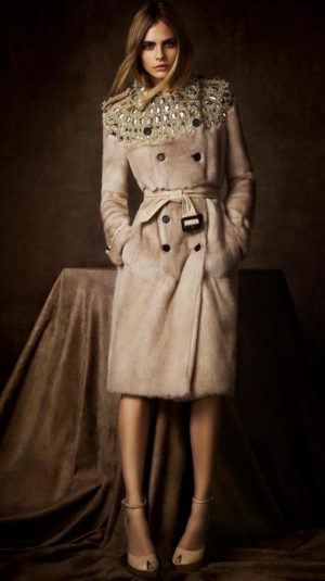 Limited Edition Burberry Mink Trench Coat