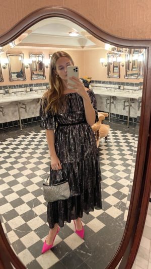 Self Portrait Sequin Midi Dress