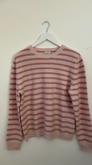 Pink Stripey Le Kasha Cashmere Knit