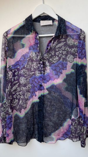 Peter Pilotto Mesh Silk Abstract Shirt KH