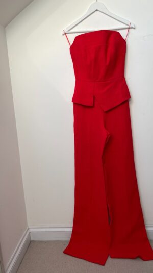 Roland Mouret Red Statement Jumpsuit AM