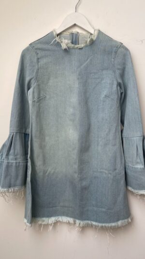 Marques Almeida Denim Raw Edge Dress AM