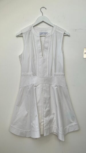 Proenza Schouler White Cotton Mini A-line Dress CG