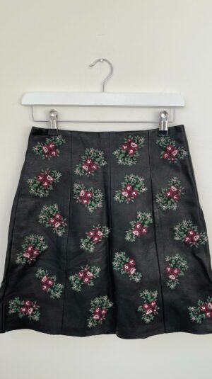 Black Leather Club Monaco Skirt CN