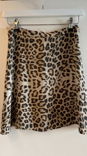 Lily and Lionel Leopard Print Skirt CG