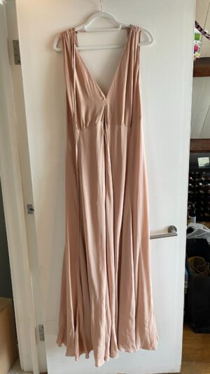 Nude Reformation Evening Gown