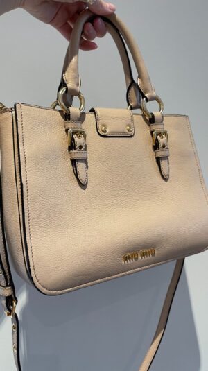 Nude Miu Miu Handbag